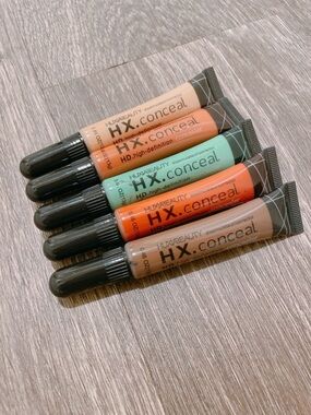 Huxia BEAUTY HX Conceal Color Corrector Set — Peach, Orange, Green, Cream, Brown